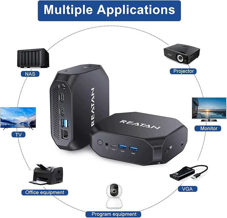 Reatan Mini PC & 27" 1080p Monitor image indicator(3)