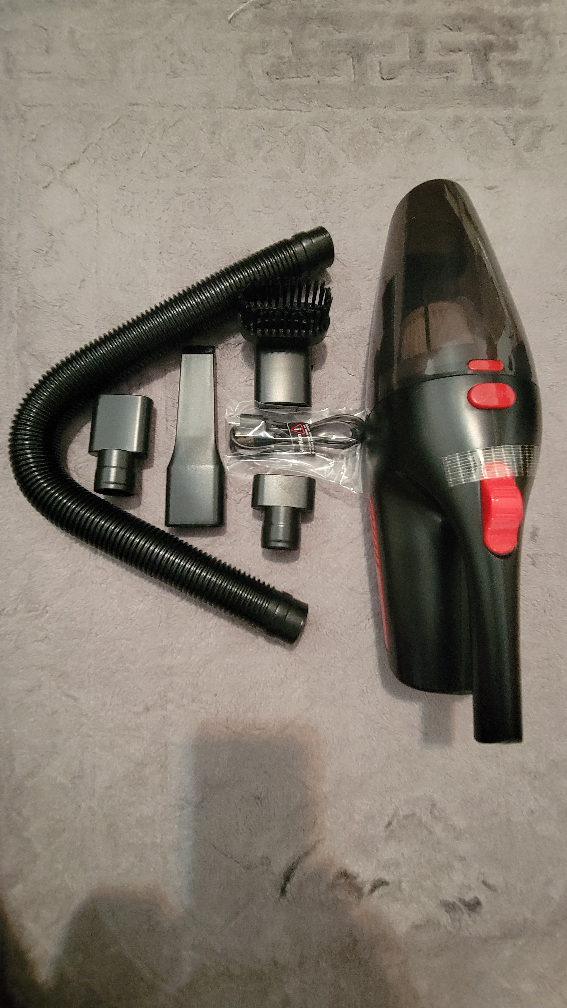 Cascadevac Car Vacuum Cleaner - Black