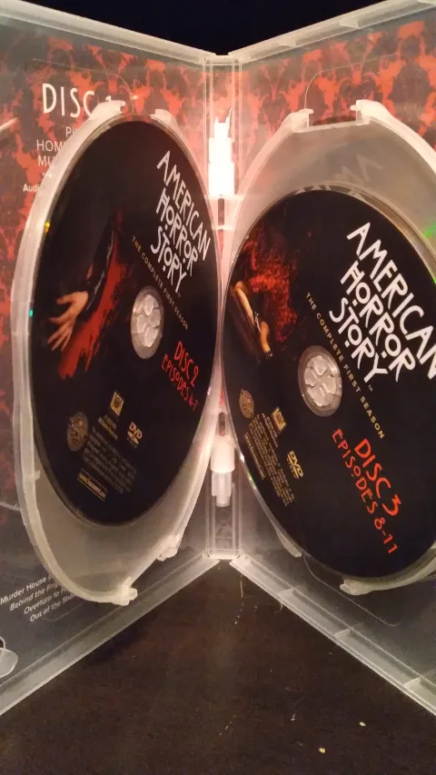 HORROR/ THRILLER TV SERIES DVD LOT - AHS, KING, HITCHCOCK image indicator(9)