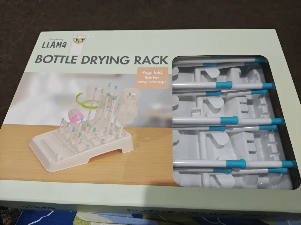 Laughing Llama Bottle Drying Rack - New in Box! thumbnail