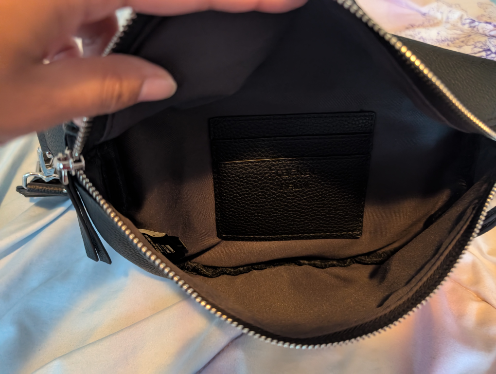 Tracker Black Faux Leather Belt Bag - photo 2