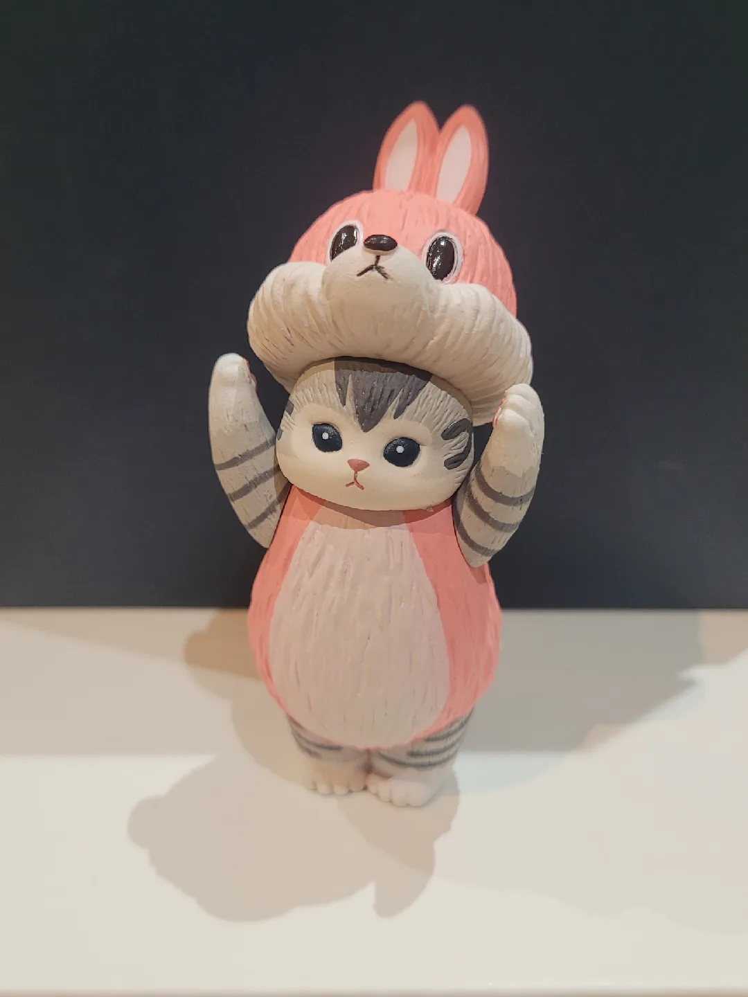 Mofusand Cat Rabbit Figurine thumbnail