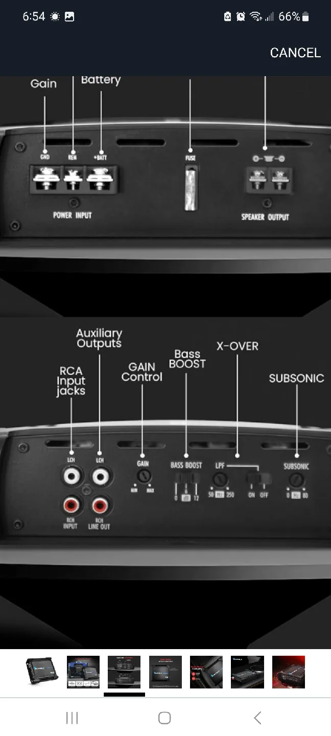 Pyle Invincible Series 2000 Watts Car Amplifier image indicator(7)