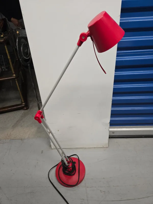 Adjustable Desk Lamp - Chrome & Red thumbnail