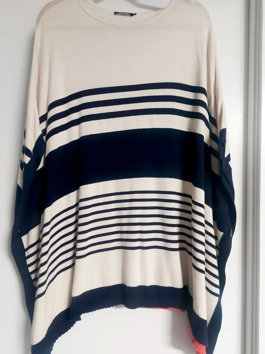 Olsen Oversized Poncho Sweater thumbnail