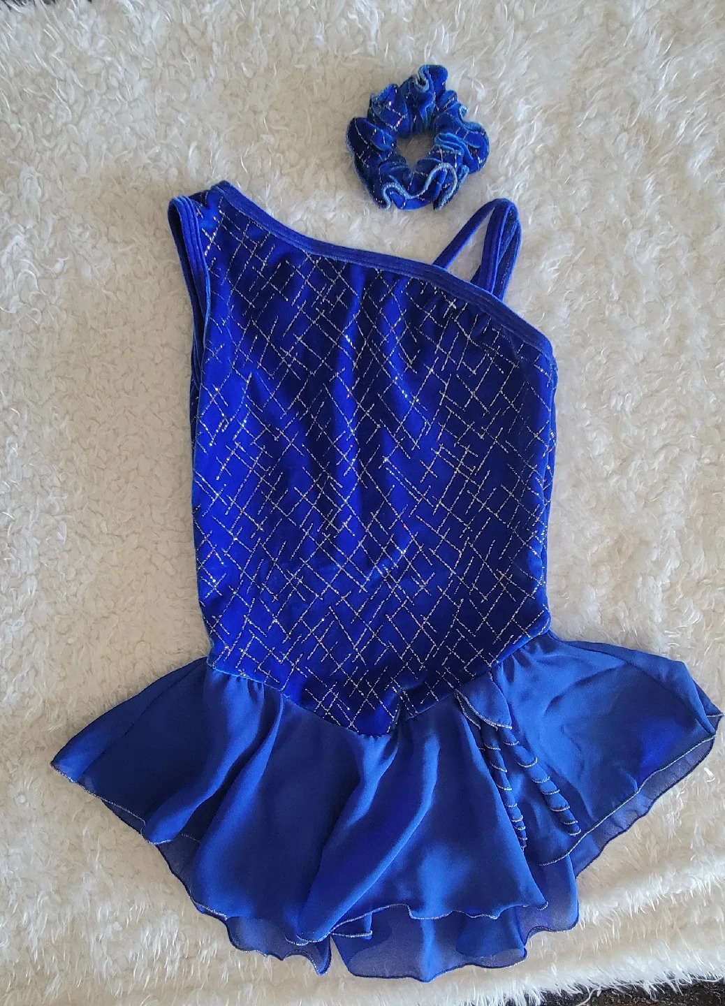 Youth Blue Dancing / Skating Dress thumbnail