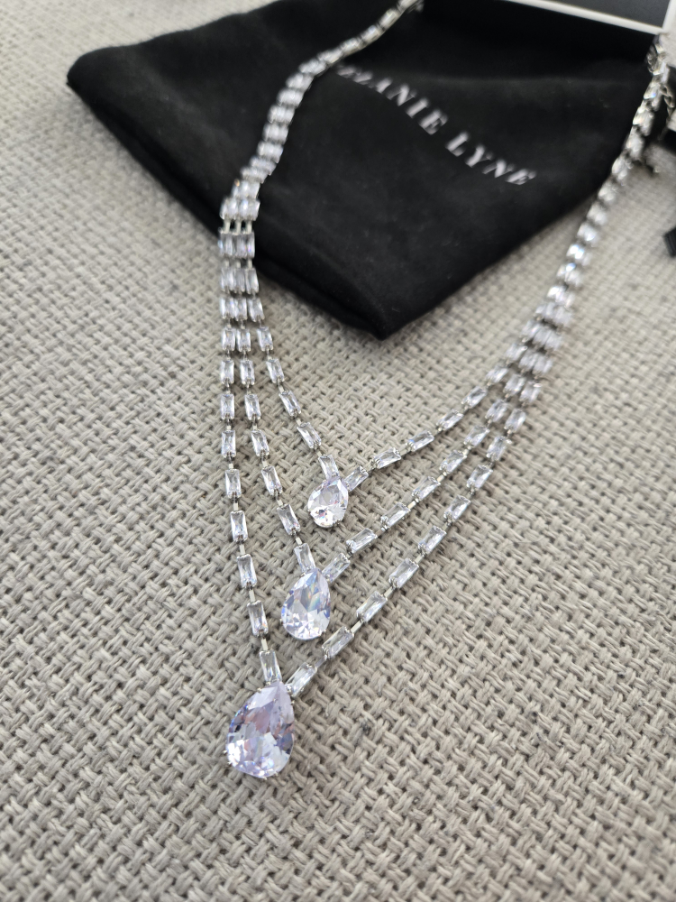 Faux diamond necklace - photo 2