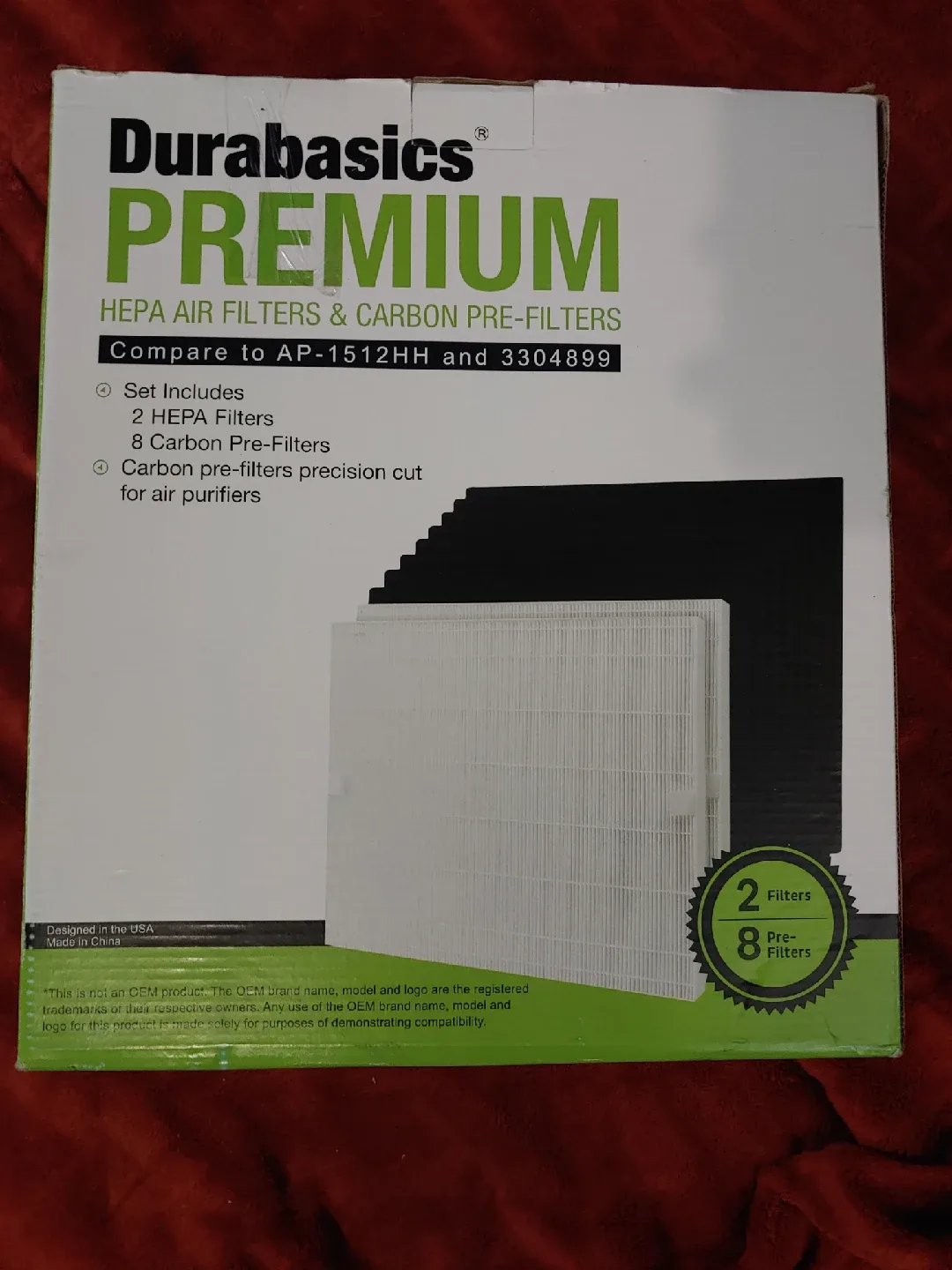 Durabasics Premium HEPA Air Filters & Carbon Pre-Filters thumbnail