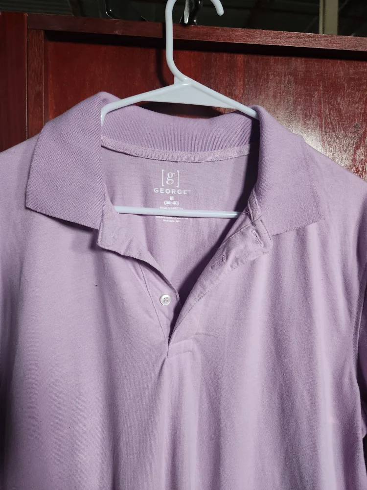 George Purple Polo Shirt Size M (38-40) image indicator(2)
