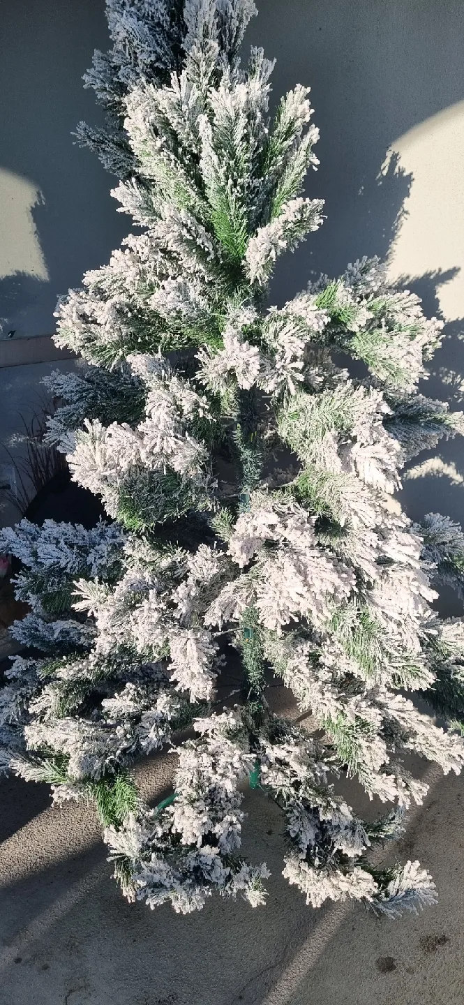 Flocked Christmas tree image indicator(3)