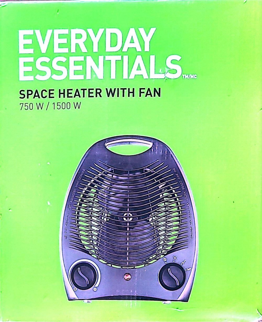 Everyday Essentials Space Heater with Fan - photo 2