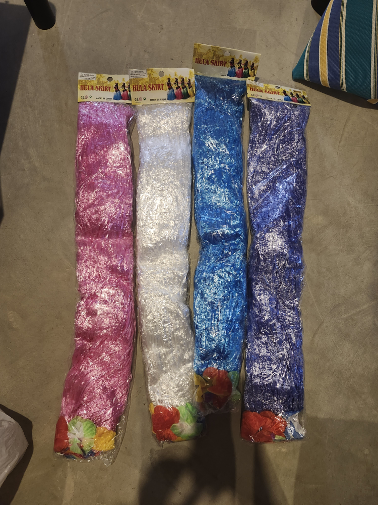 Hula Skirts - Pink, White, Blue, Purple - photo 4