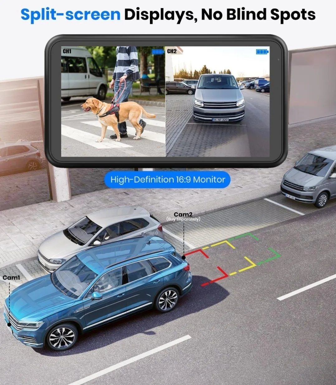 New AUTO-VOX Solar Wireless Backup Camera image indicator(6)