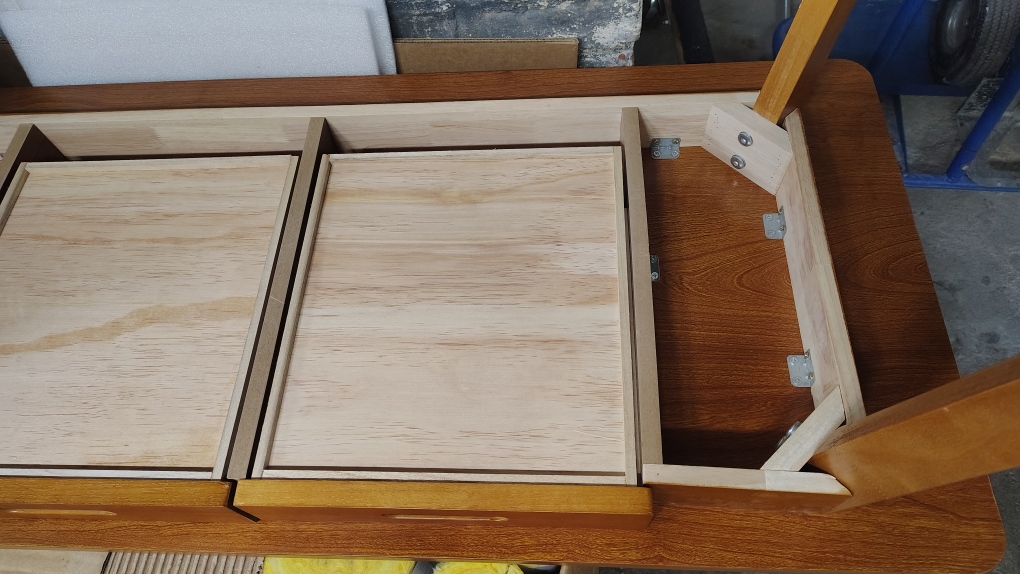 Wooden Desk with Two Drawers - photo 3