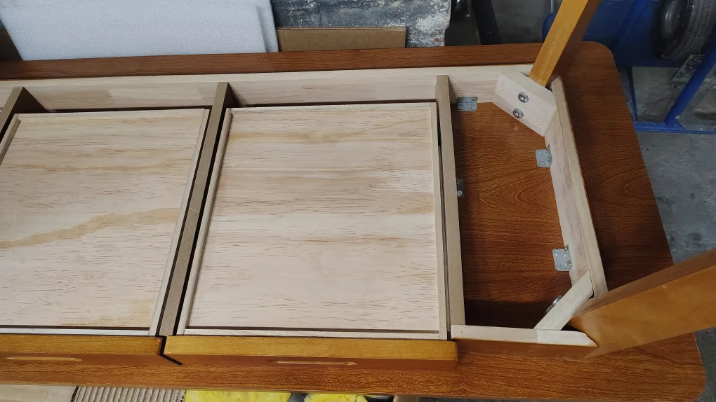 Wooden Desk with Two Drawers image indicator(3)