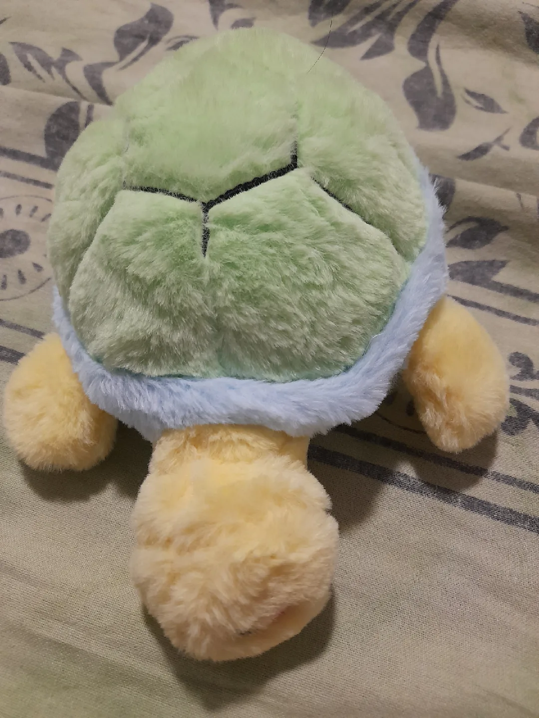 Turtle Plush Toy - Green, Yellow, Blue thumbnail