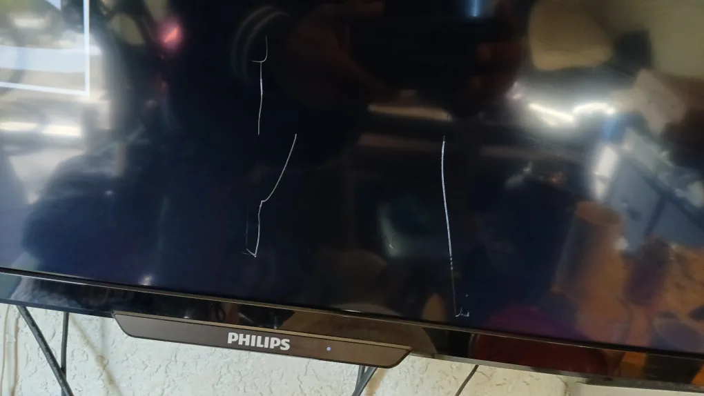Philips Smart TV -36" with remote.  Has stand image indicator(4)