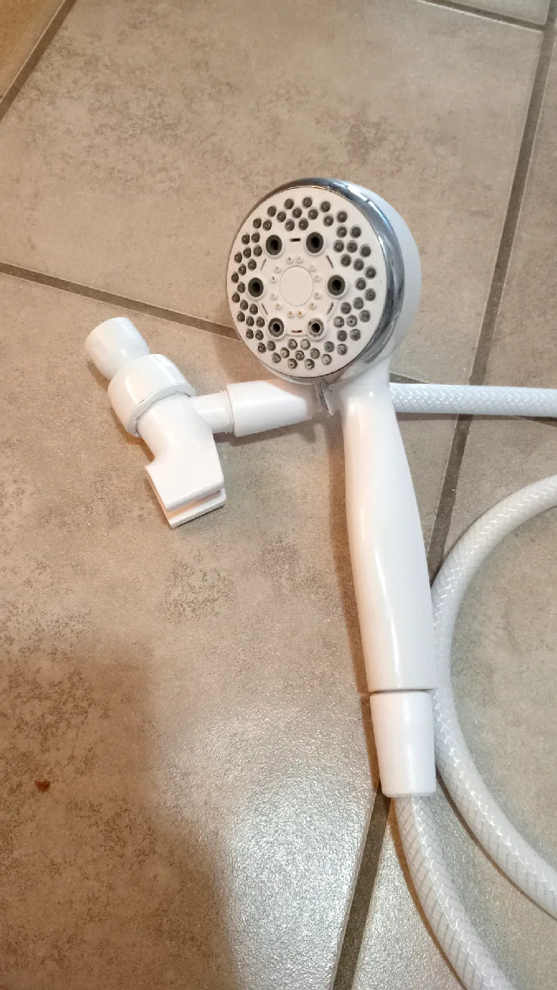 White Handheld Shower Head image indicator(2)