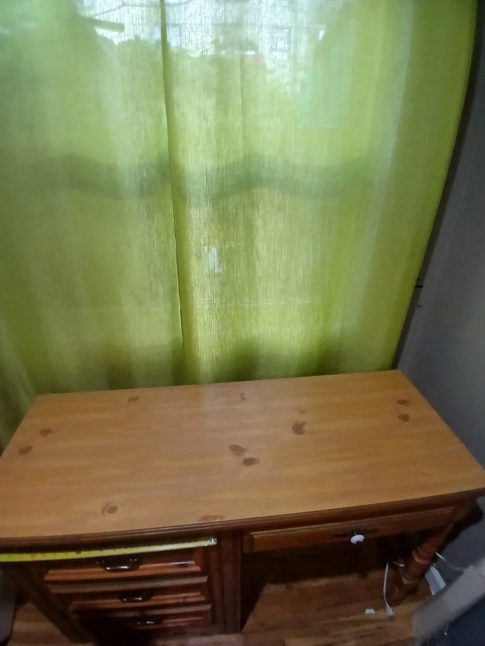 Wooden Desk - 46.5" x 18" x 30" image indicator(3)