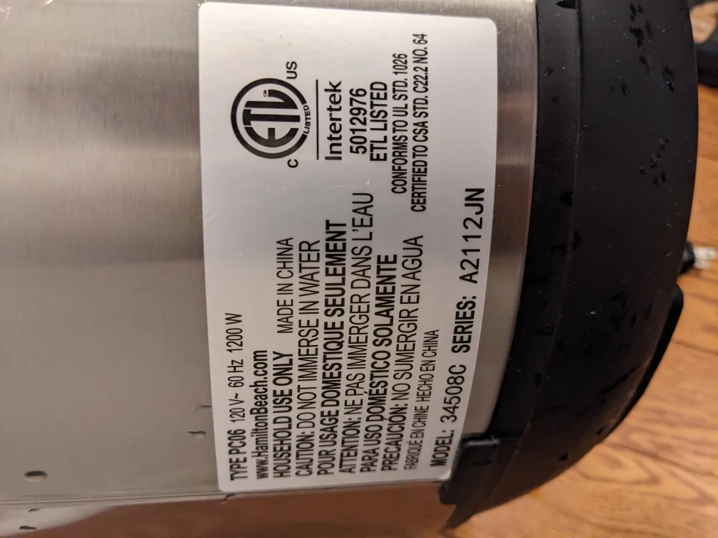 🥕 For Parts Only - Hamilton Beach Pressure Cooker image indicator(2)