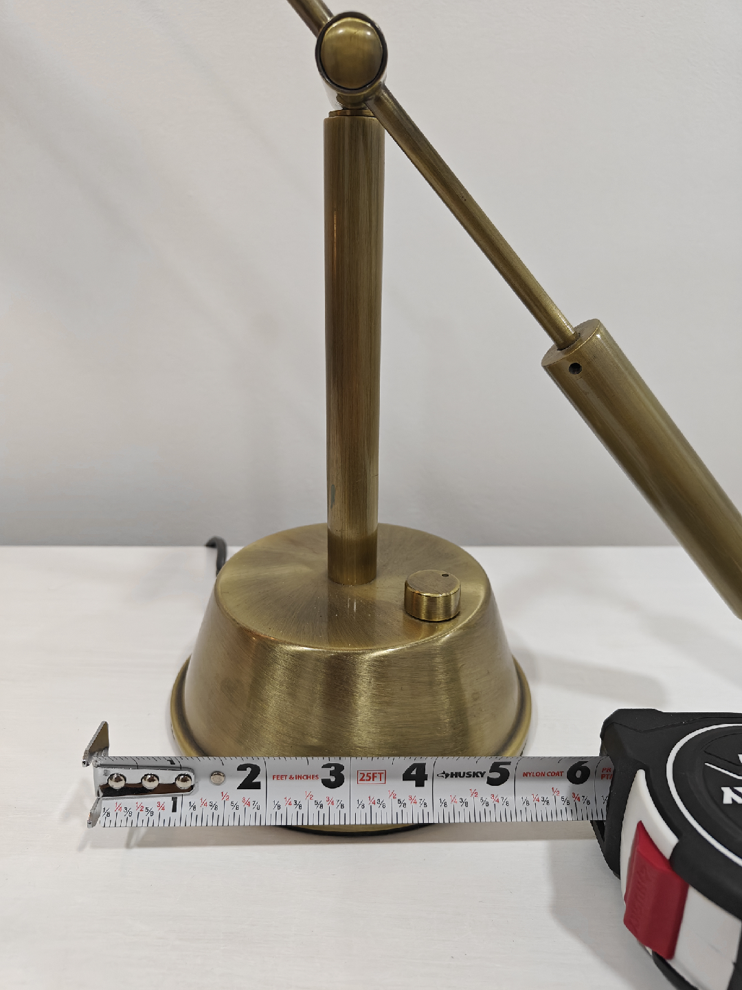 Antique Brass Table Lamp - photo 3