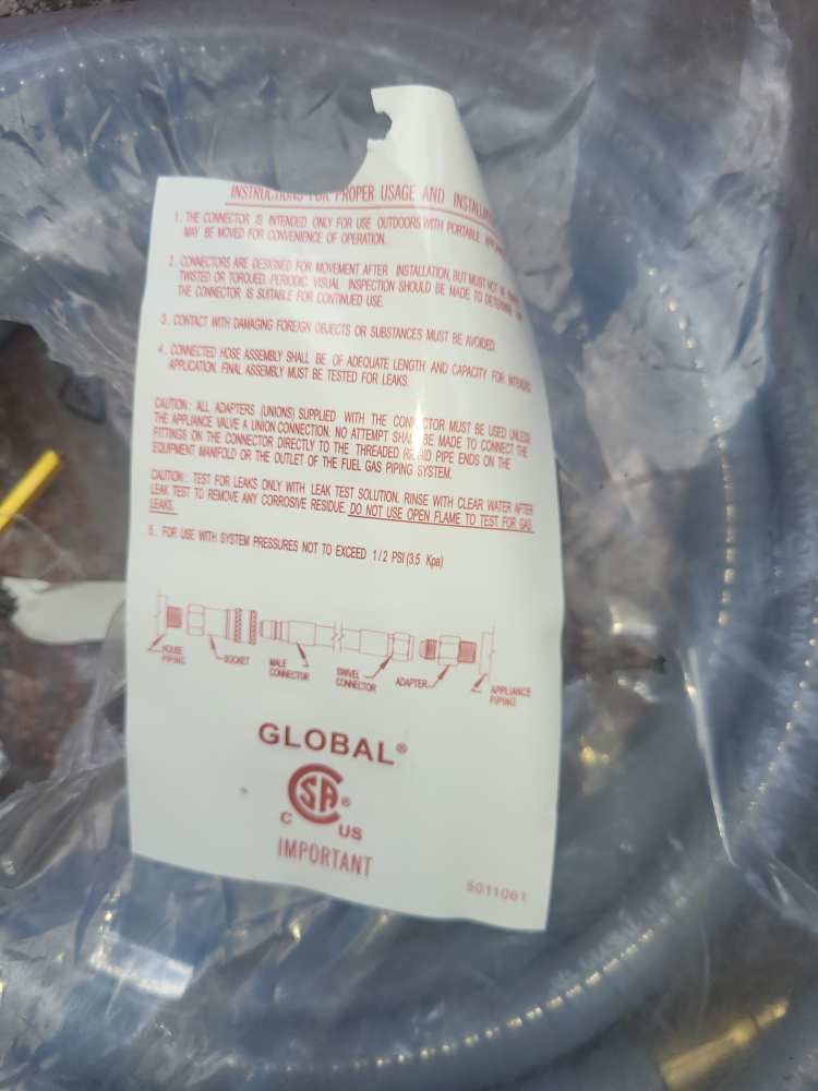 10 foot gas hose - photo 2