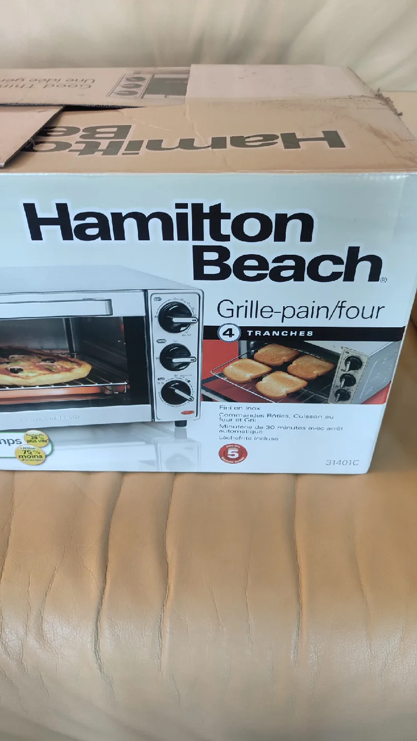 🥕Hamilton Beach Toaster Oven - used in Box image indicator(2)