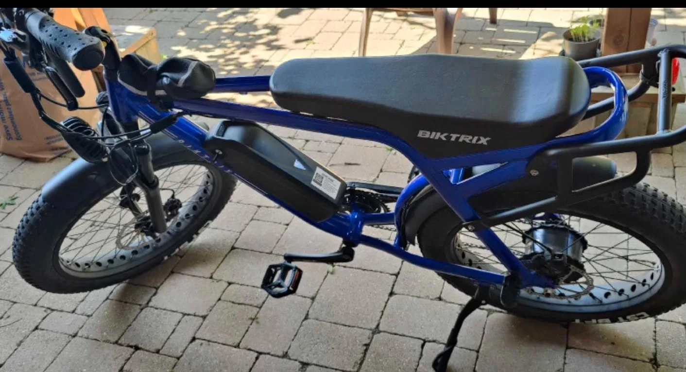 Biktrix MOTO ebike 1kw battery (good condition) image indicator(4)