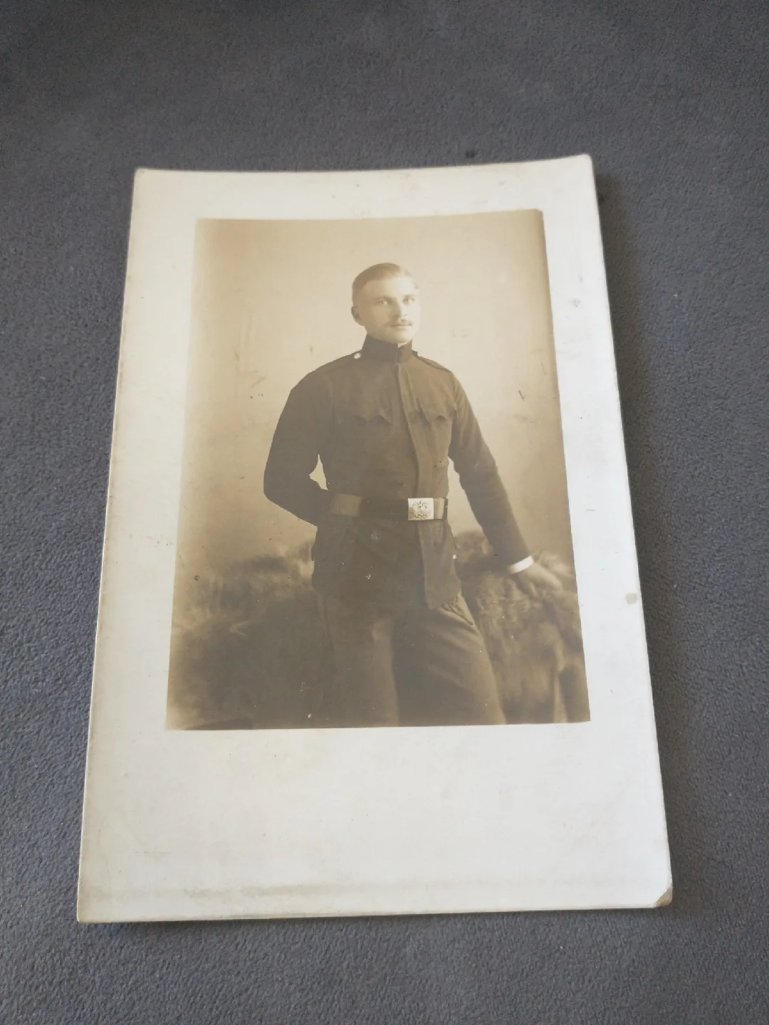 Lovely WWI Hungarian soldier postcard picture, mint image indicator(2)