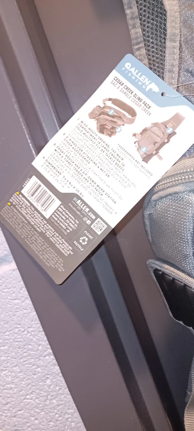 Allen Cedar Creek Sling Pack - Fishing Bag image indicator(7)