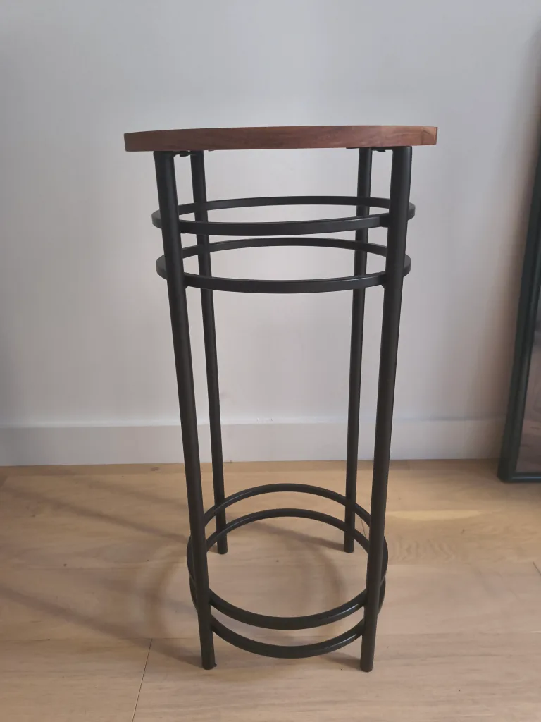 Wood Top Metal Plant Stand thumbnail