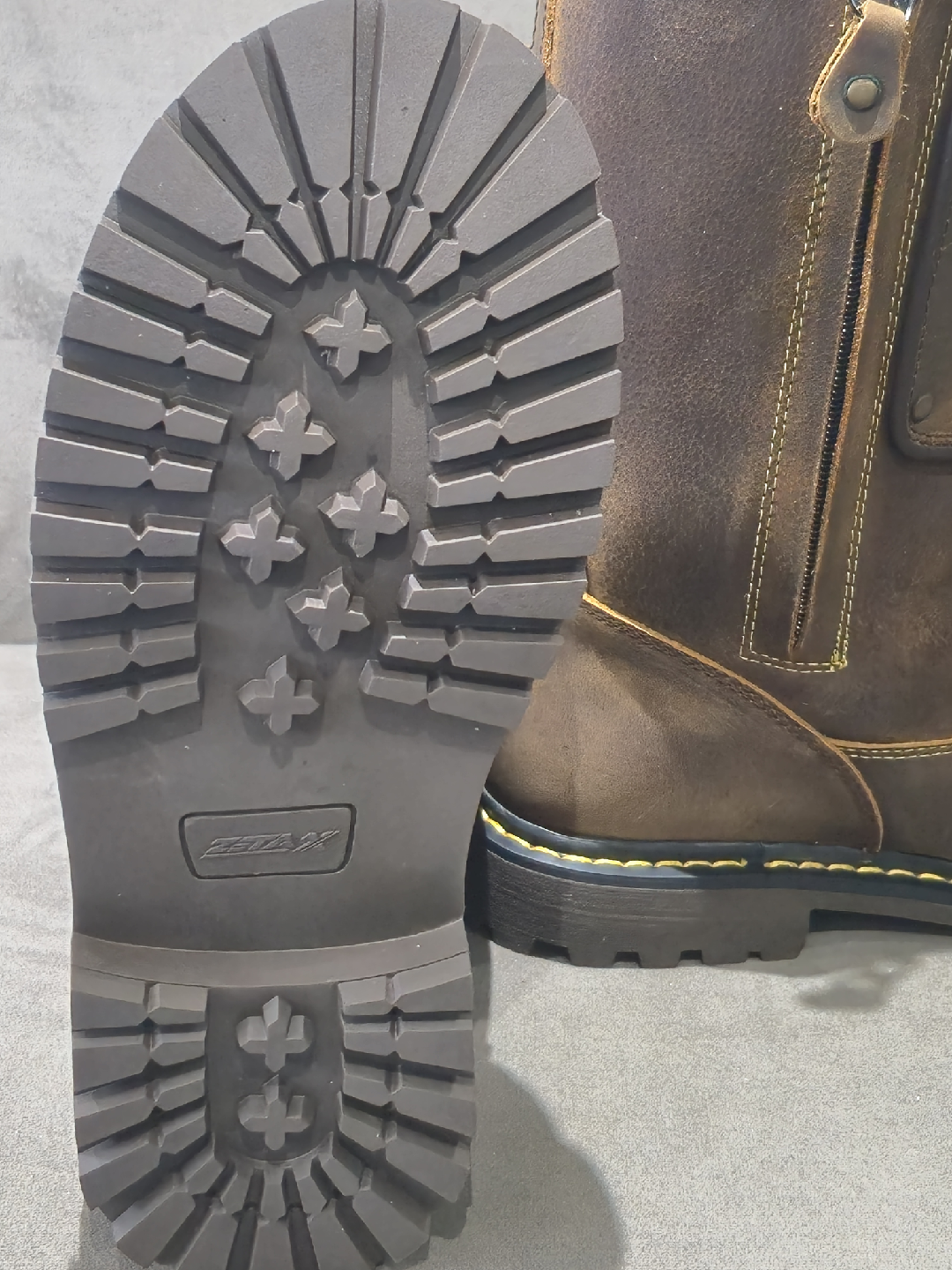 Dr. Martens 1460 Bex Zip Leather Brown Boots - photo 3