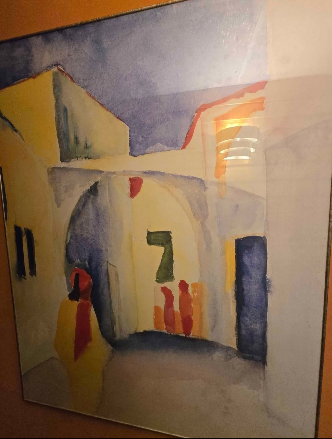 Large Vintage Print - Alley in Tunis by August Macke - photo 3