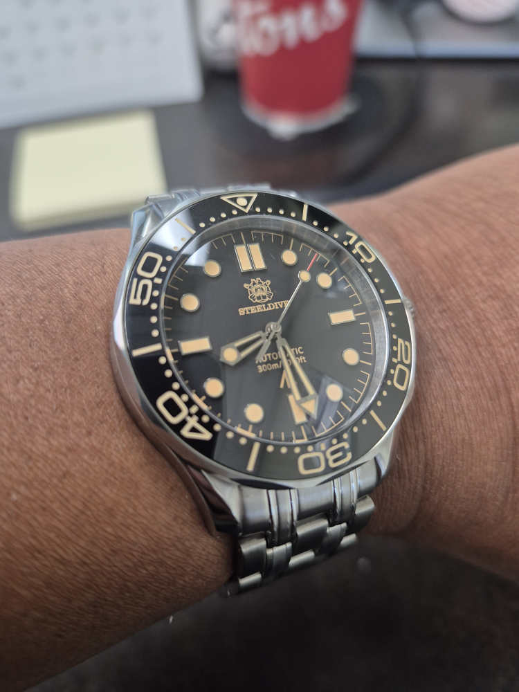 Steeldive Automatic "Seamaster" 300M/1000FT Dive Watch