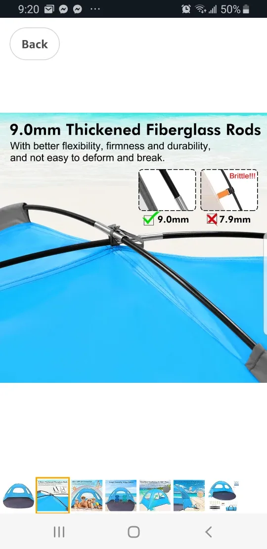 XL Beach Tent 6 person brand new image indicator(2)