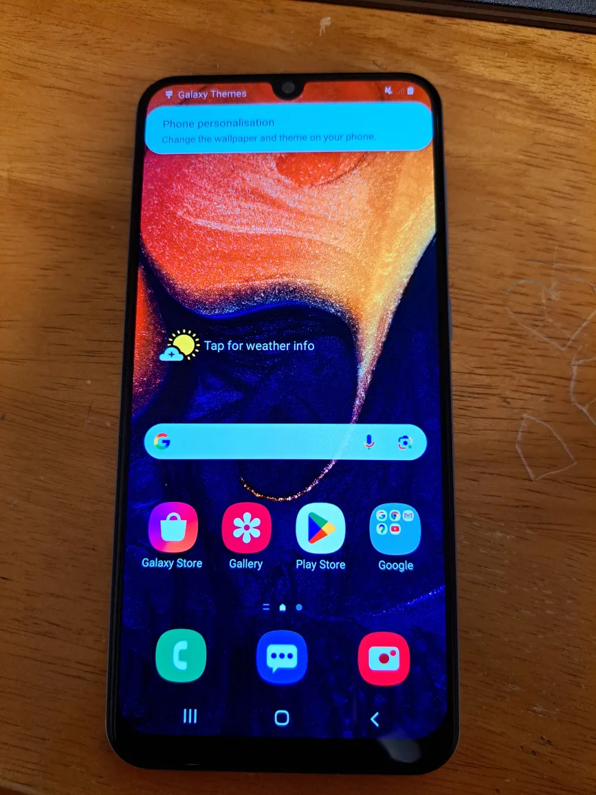 Samsung Galaxy A50 - 128GB Storage thumbnail