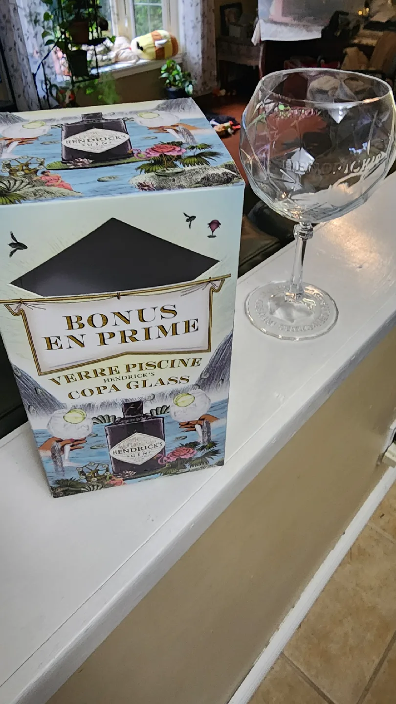 Hendrick's Gin Copa Glass - New in Box! image indicator(2)