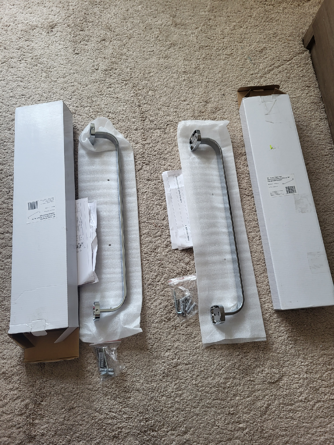 18" towel bars (New in box)