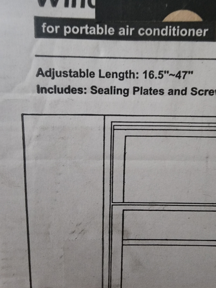 Window Sealing Plates Kit for Portable AC - photo 2