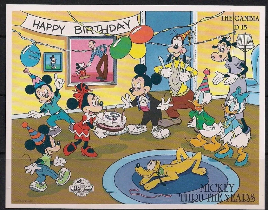 Sealed Disney's Mickey Birthday + Donald Family Stamp Package image indicator(3)