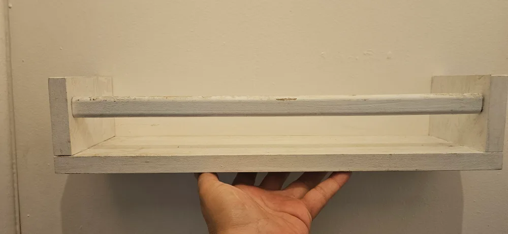 Rustic Wooden Wall Shelf