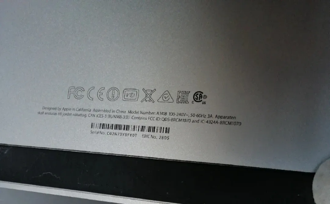 Apple iMac 21.5-inch image indicator(4)