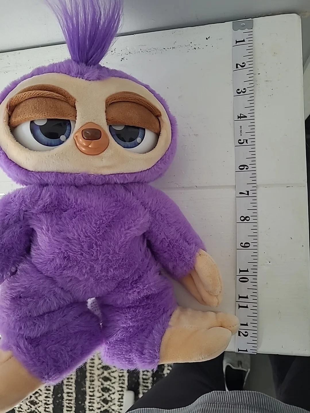 Purple Sloth Plush Toy - 12 inch image indicator(2)