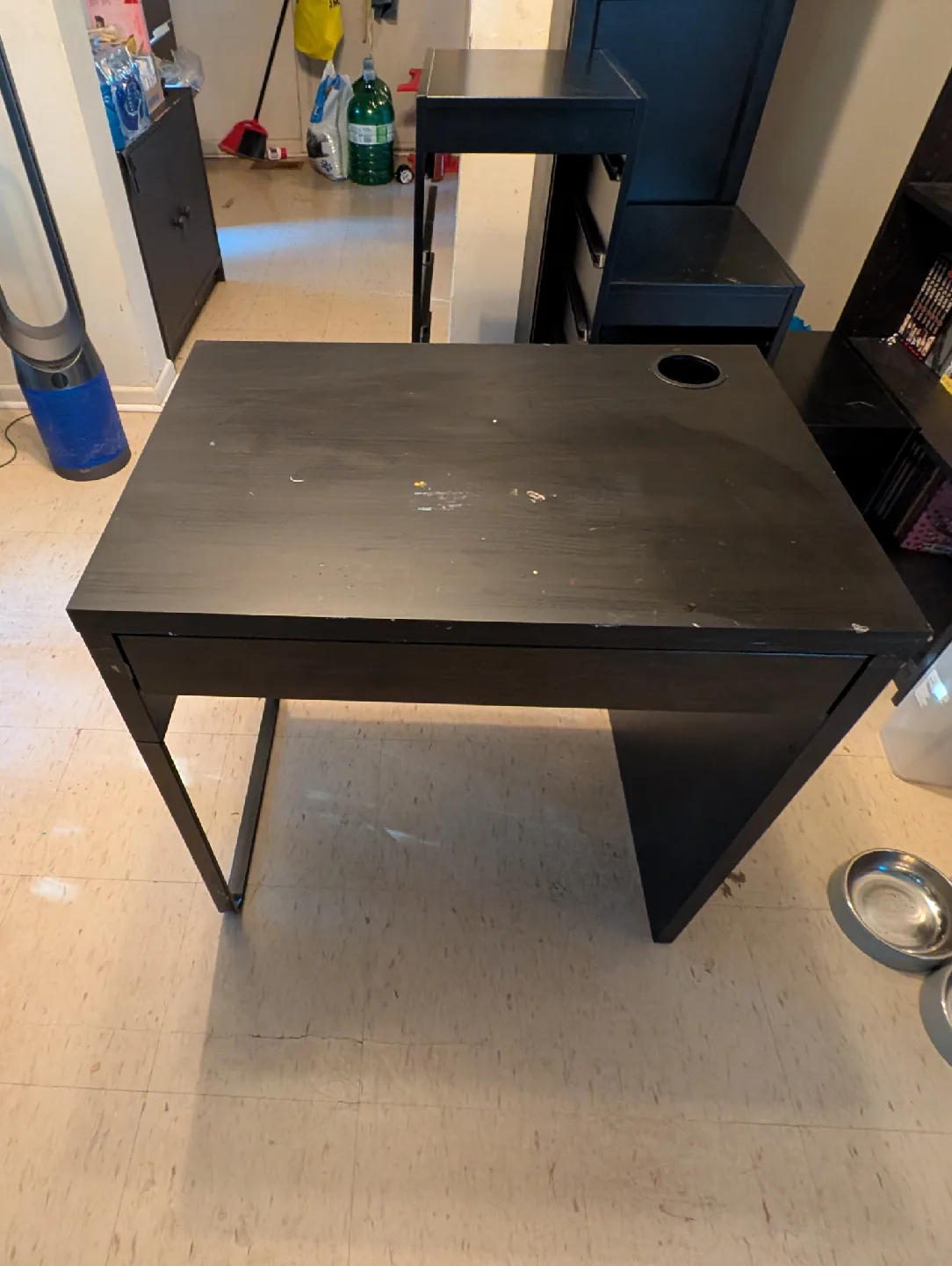 IKEA MICKE Desk, black-brown, 73x50 cm thumbnail