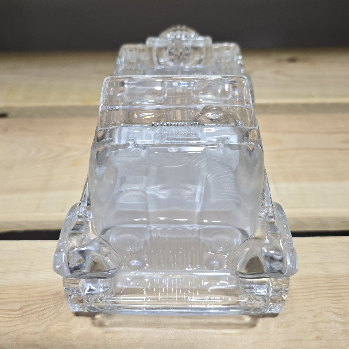 Vintage Hofbauer Glass Crystal Jeep Renegade CJ-7 Figurine - photo 4