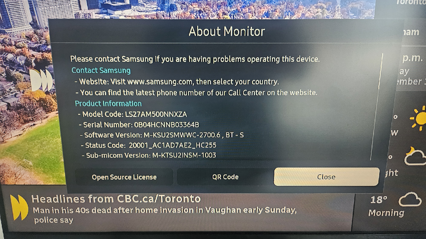 Samsung 27" Smart Monitor with integrated speakers - photo 5
