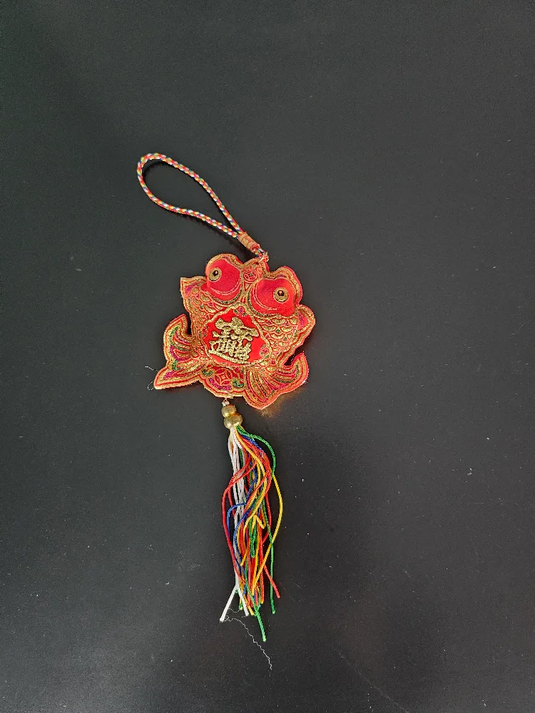 Red & Gold Fish Tassel Ornament image indicator(2)