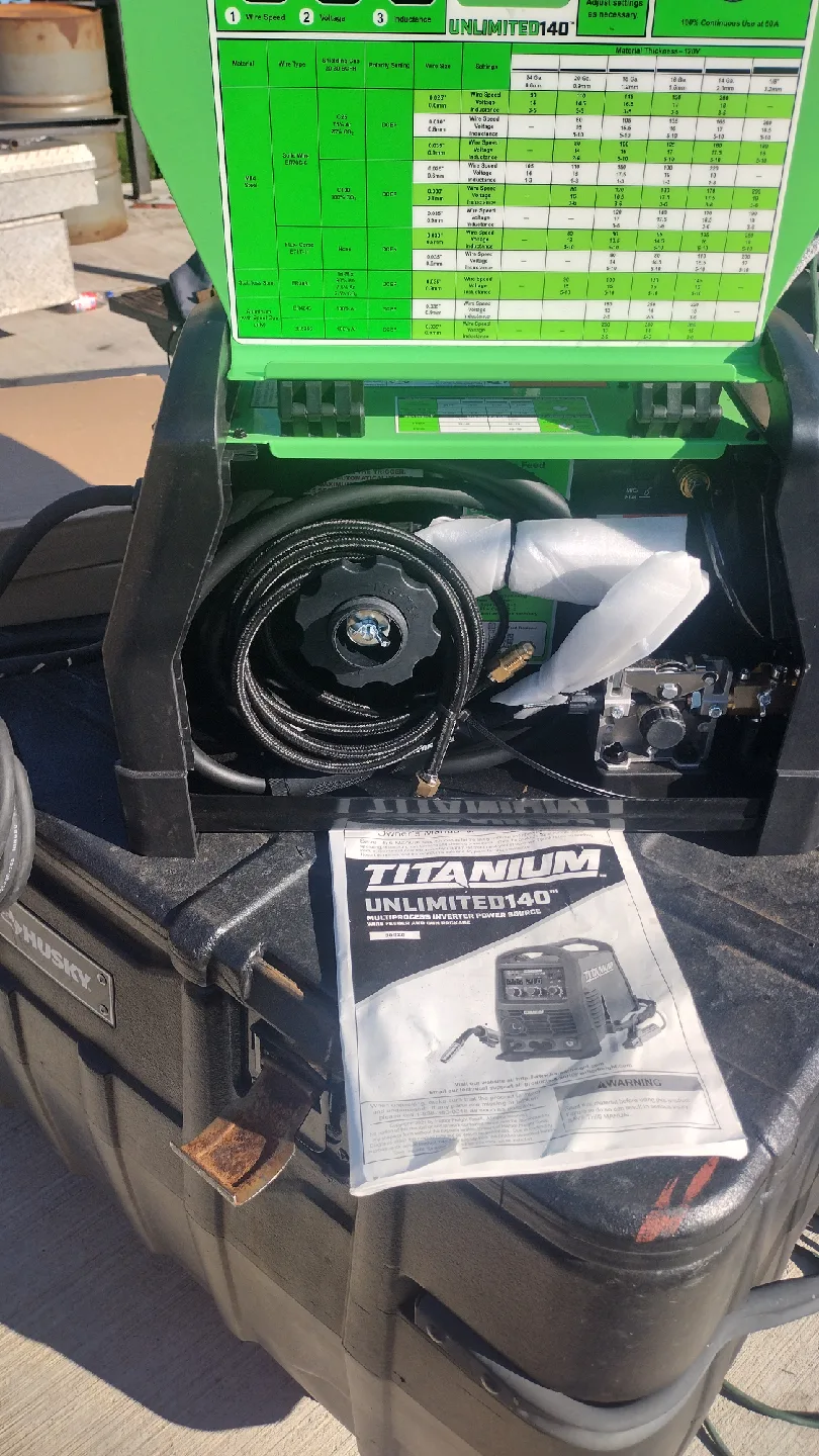 TITANIUM Unlimited 140 Multiprocess Inverter Power Source image indicator(2)