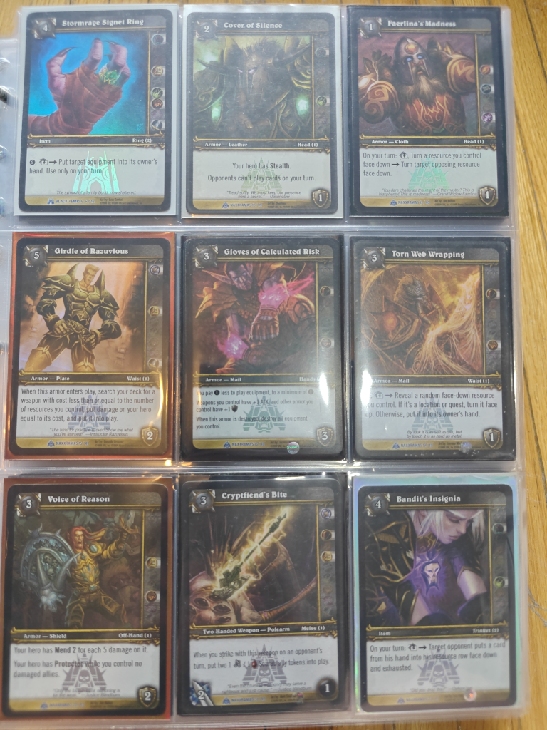 World of Warcraft TCG "Raid Rares" Cards - photo 4
