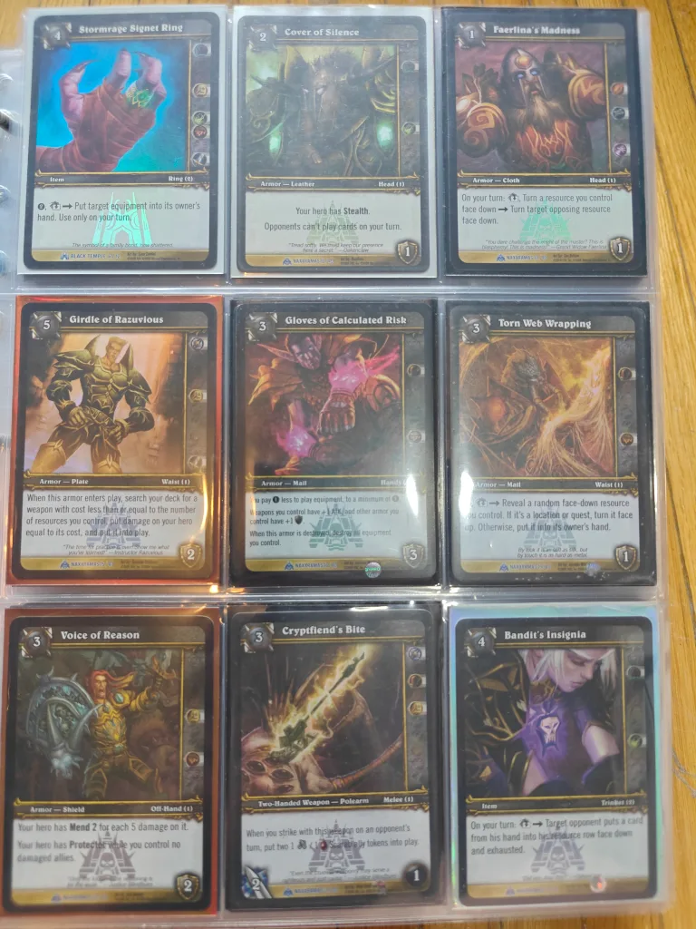 World of Warcraft TCG "Raid Rares" Cards image indicator(4)
